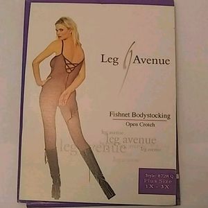 Fishnet Bodystocking Open Crotch